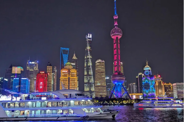 Huangpu River Shanghai nightlife