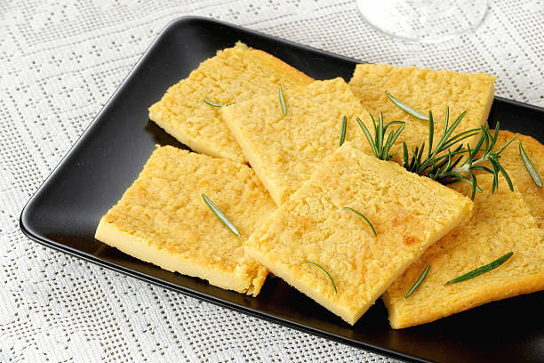 Farinata chickpea flatbread Liguria Italy
