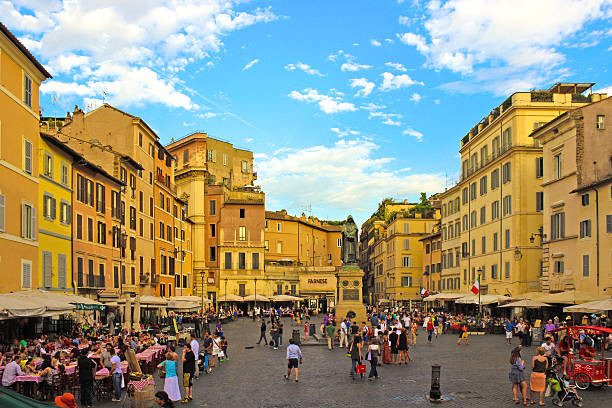 Campo de Fiori Rome evening