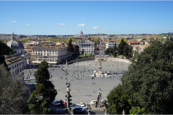 Pincian Hill Rome panorama