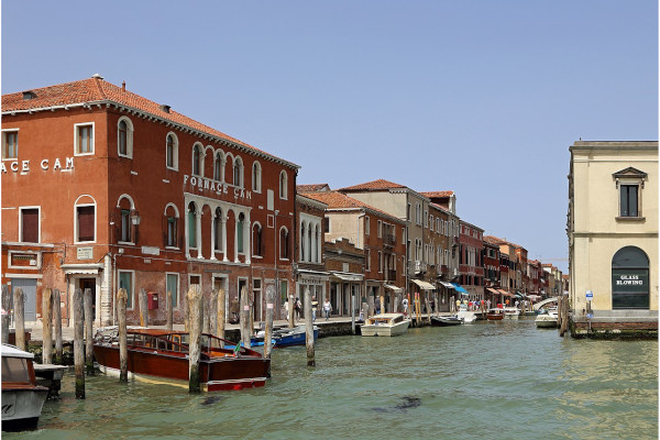 Murano canal bridge Venice